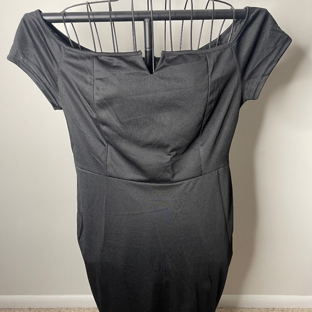 Black Off The Shoulder Dress